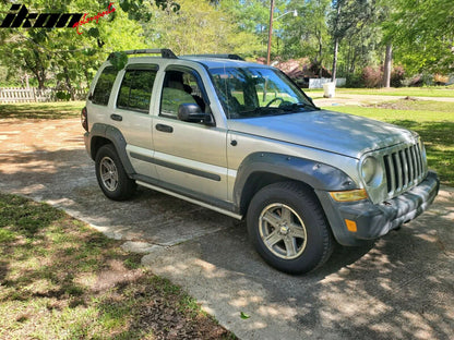 2002-2007 Jeep Liberty Visor Window Rain Guard KJ Tape on Acrylic 4PC