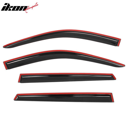 2021-2025 Kia Sorento 4PCS Tape on Window Visors Vent Rain Sun Guards