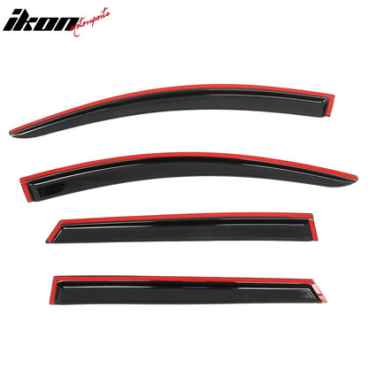 2023-2025 Kia Sportage 4PCS Tape on Window Visors Vent Rain Sun Guards