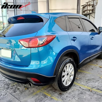 2013-2016 Mazda CX5 Slim Style Smoke Tinted Window Visors Acrylic 4Pc