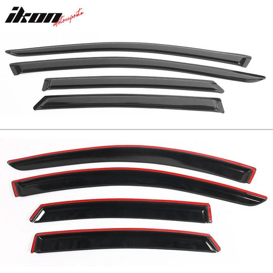 2013-2018 Nissan Altma Sedan Tape on Window Visor Rain Guard Acrylic