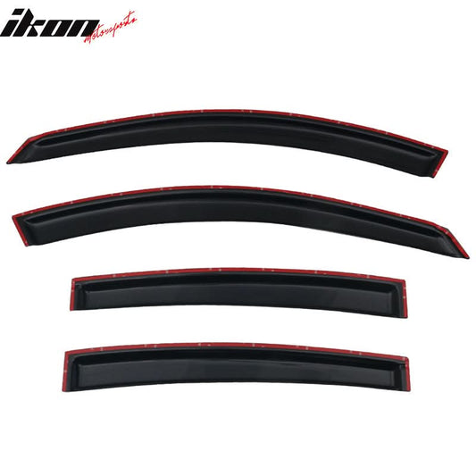 2004-2008 Nissan Maxima Slim Style Smoke Tinted Visor Window Acrylic