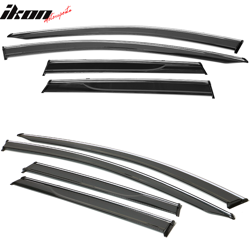2015-2024 Nissan Murano Tape On Window Visors Rain Guard 4PC