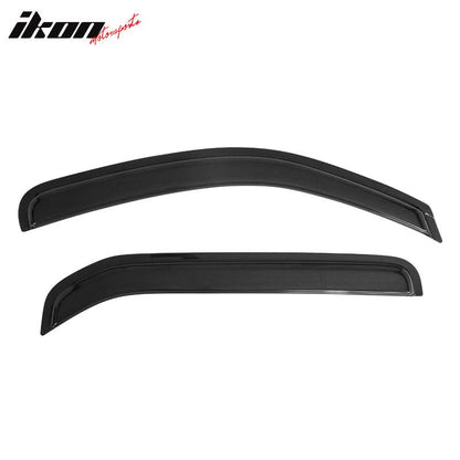 2005-2016 Nissan Xterra Tape On Smoke Tinted Visor Windows Acrylic