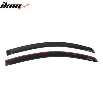 2005-2010 Scion TC Slim Style Smoke Tinted Visor Windows Acrylic