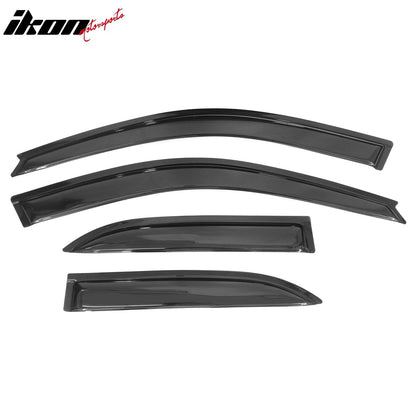 1997-2001 Toyota Camry Sedan Tape On Window Visors Smoke Acrylic