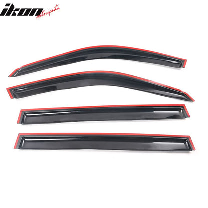 2001-2007 Toyota Highlander Slim Style Smoke Visor Window Vent Acrylic