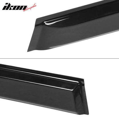 2020-2024 Toyota Highlander PC Side Window Visors w/ Chrome Trim 4PCS