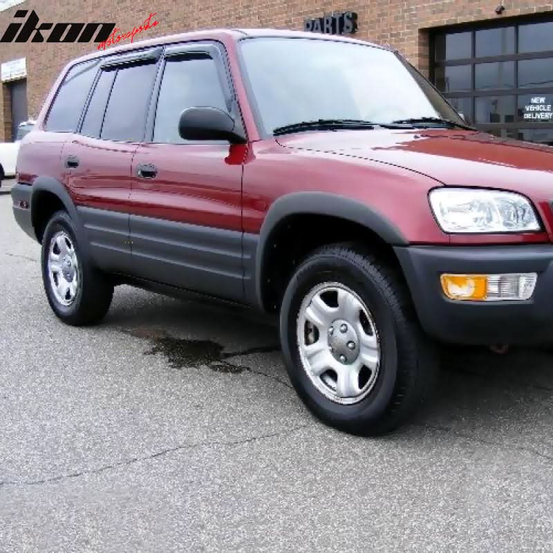 1996-2000 Toyota RAV4 4Pc Set Window Visors Acrylic