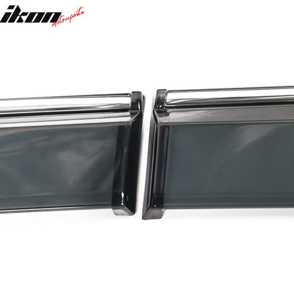 2021-2025 Toyota Sienna PC Injection Window Visor Chrome Trim 4PCS
