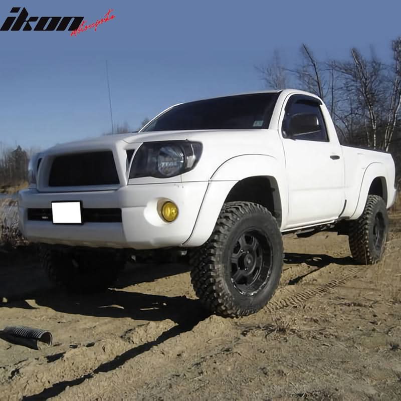2005-2015 Toyota Tacoma Standard Cab Slim Style Acrylic Visor Windows