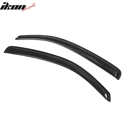 2005-2015 Toyota Tacoma Standard Cab Slim Style Acrylic Visor Windows