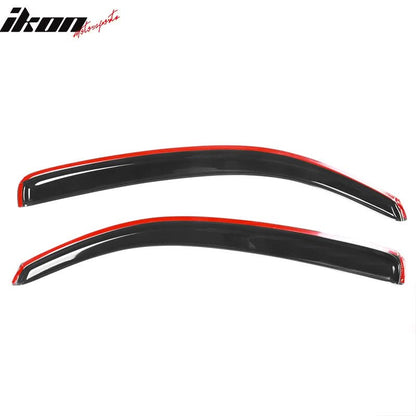 2005-2015 Toyota Tacoma Standard Cab Slim Style Acrylic Visor Windows