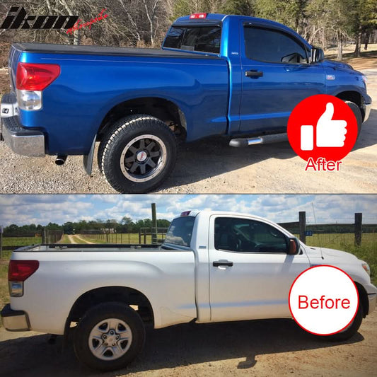 2007-2017 Toyota Tundra Standard Cab Slim Style Acrylic Visor Windows
