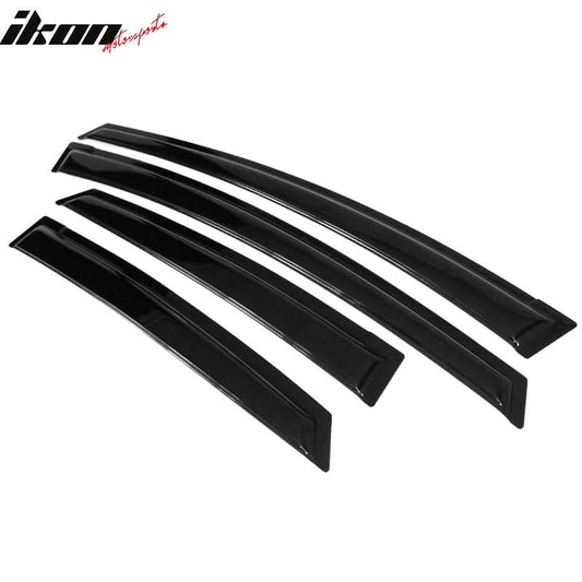 2010-2015 Toyota Prius XW30 4Pc Set Window Visors Acrylic