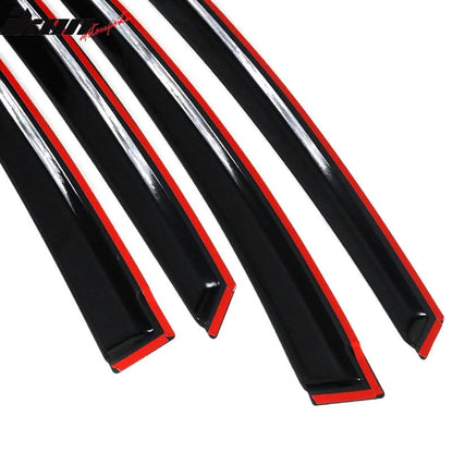 2010-2015 Toyota Prius XW30 4Pc Set Window Visors Acrylic