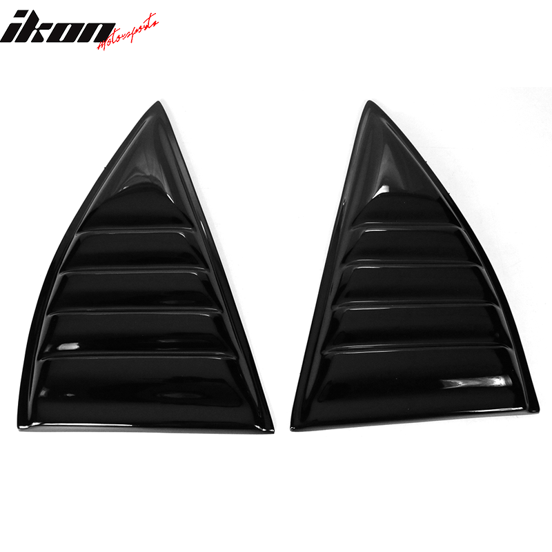 2010-2015 Chevy Camaro XE V2 Style Side Window Louver Shade Cover PP