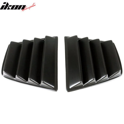 2011-2023 Dodge Charger Unpainted Rear Window Louver Side Vent ABS PP