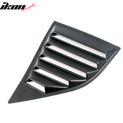 2008-2023 Dodge Challenger Unpainted Rear Side Window Louver Air Vent