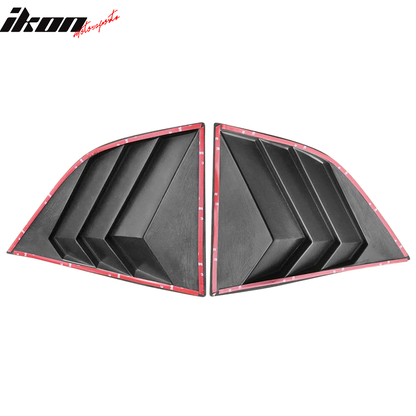 2008-2023 Dodge Challenger XE V3 Style Side Window Louver Scoop PP