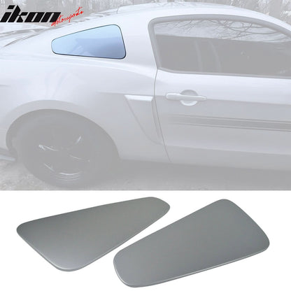 2010-2014 Ford Mustang GT350 Style Rear Window Louver Covers Guard ABS