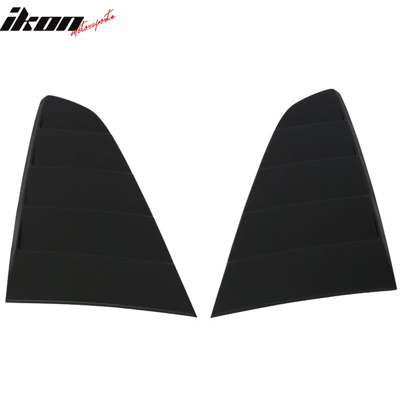 2015-2023 Ford Mustang Coupe Unpainted Rear Window Louver Side Vent