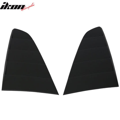2015-2023 Ford Mustang Coupe V Style Rear Window Louver Side Vent ABS