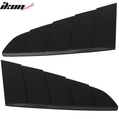 2015-2023 Ford Mustang Coupe CV Rear Window Louver Side Vent PP ABS