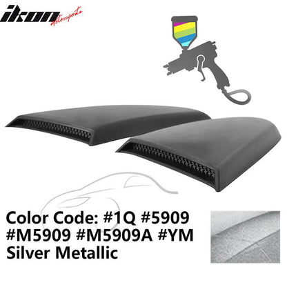 2015-2023 Mustang R Style Side Quarter Window Louver PU Painted