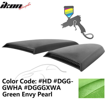 2015-2023 Mustang R Style Side Quarter Window Louver PU Painted