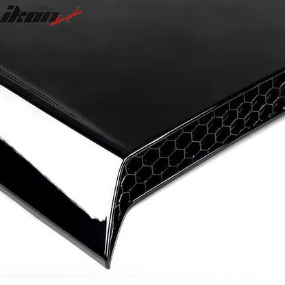 2024-2025 Ford Mustang 2DR V Style Gloss Black Side Window Louvers ABS