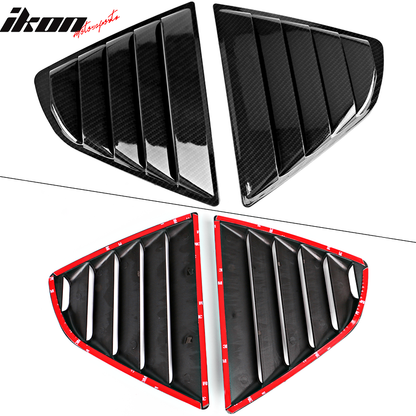 2018-2024 Toyota Camry Carbon Fiber Print Window Scoop