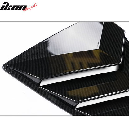 2020-2022 Toyota Corolla IKON Style Side Window Louver Visor Guard ABS
