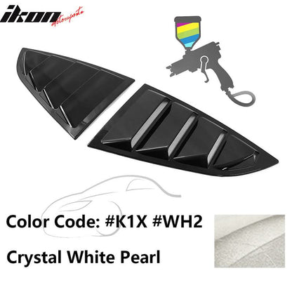 2022-2025 Subaru BRZ Toyota GR86 2DR IKON Style Window Louver PC
