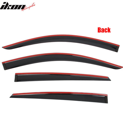 2021-2024 Ford Mustang Mach-E Low Profile Style Tape on Window Visors
