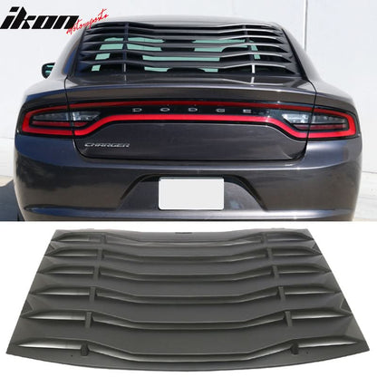 2011-2023 Dodge Charger Unpainted Rear Window Louver Side Vent ABS PP