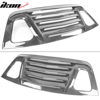 2008-2023 Dodge Challenger XE V2 Rear Side Window Louver Scoops PP