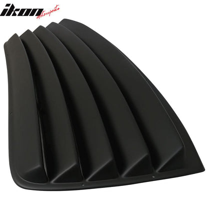 2008-2023 Dodge Challenger XE Style Rear Window Louver Side Vent PP PU