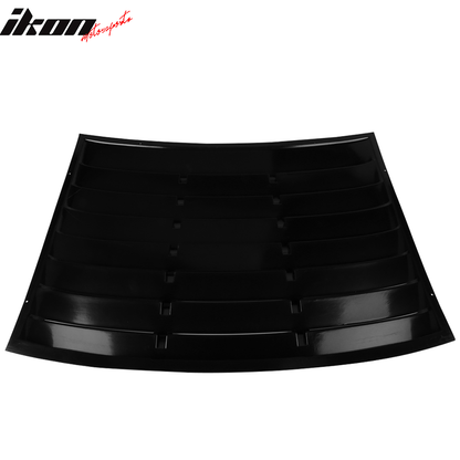 2005-2014 Ford Mustang GT V6 V8 Matte Black Rear Window Louver ABS