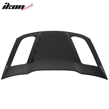 2015-2024 Ford Mustang IKON V2 Style Rear Window Louver  ABS