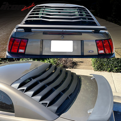1999-2004 Ford Mustang IKON Style Rear Window Louver ABS