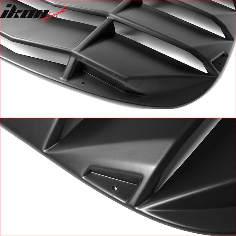 2003-2007 Infiniti G35 Coupe Unpainted ABS Rear Window Louver