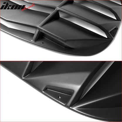 2003-2007 Infiniti G35 Coupe Unpainted ABS Rear Window Louver