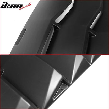2011-2016 Scion TC IKON Style Rear Window Louver Gloss ABS