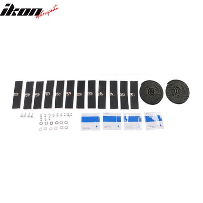 2011-2024 Dodge Charger IKON Window Louver Cover ABS 3PCS