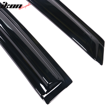2012-2018 Ford Focus Acrylic 4PC Tape On Window Visors Rain Guard Vent