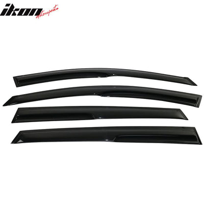 2013-2018 Toyota RAV4 Acrylic 4PC Window Visors Tape On Rain Guard