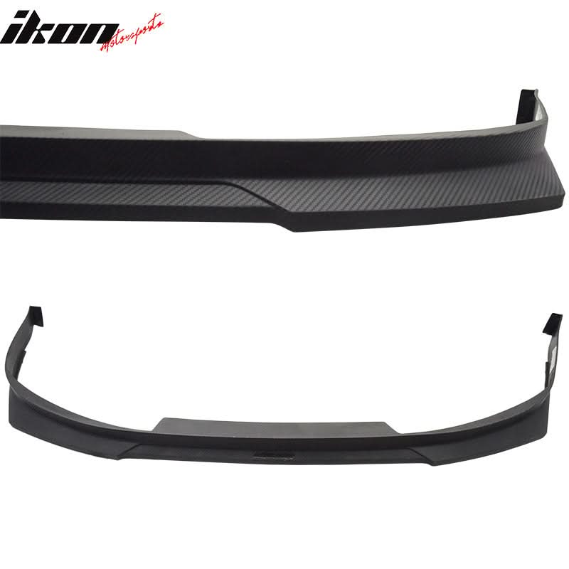 1994-1997 Acura Integra Matte Black CF Texture Front Bumper Lip PP