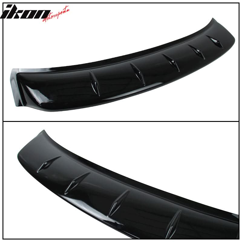 Fits 16-21 Honda Civic Sedan IK V Roof Spoiler Window Visor Smoke Wing