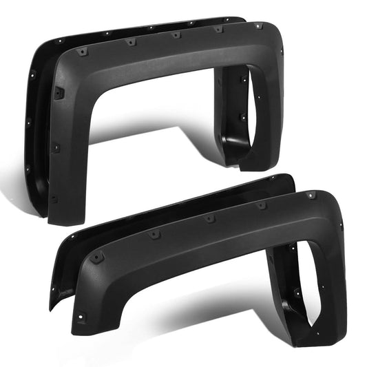 2014-2018 Chevrolet Silverado 2500HD 3500HD Pocket Riveted Style Wheel Flares